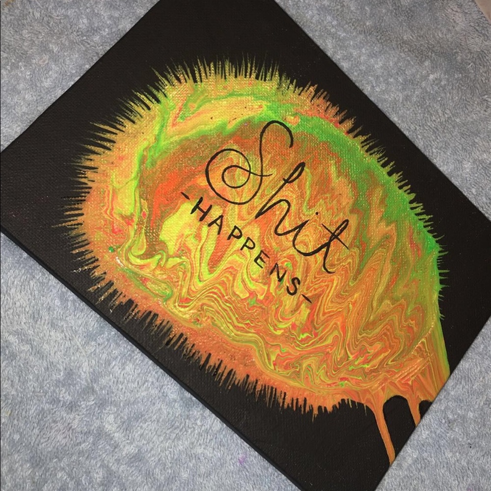 Shit happens painting